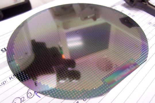 Silicon Wafer on Paper